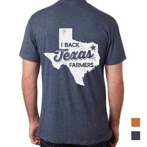 I Back Texas Farmers T-shirt - Short Sleeve