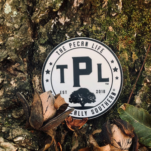The Pecan Life™ Round All Weather Sticker